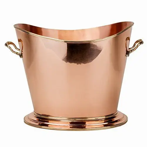 Custom Wholesale Home Decor Modern Wine Ice Tub Insulated Wine Chiller Ice Bucket For Wine Beer Champagne Whiskey