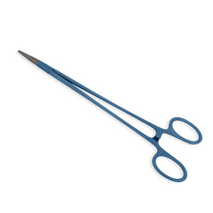 Fórceps de portaagujas Debakey de acero metálico Manual de grado quirúrgico Base de instrumentos de quirófano - Product Image 1