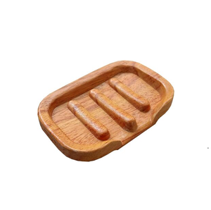 Bandeja de jabón de madera y soporte de barra de jabón duradero para baño y forma cuadrada y precio barato de tamaño personalizado - Product Image 5