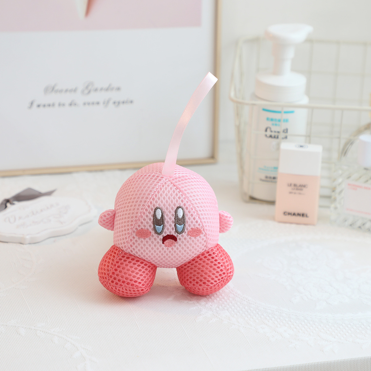 Esponja de baño Pink Foot Kirby
