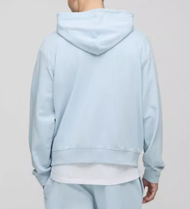 เสื้อฮู้ดโอเวอร์ไซส์แบบมีซิปของผู้ชายผ้าคอตตอน100% GSM 380ออกแบบได้ตามต้องการ - Product Image 6