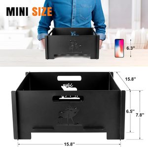 Fourniture en gros de foyers artisanaux en métal de conception rustique à assemblage facile pour les rassemblements d'hiver en plein air au meilleur prix d'Inde - Product Image 3