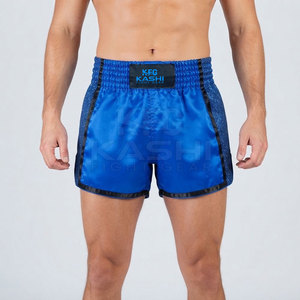 Pantalones Cortos Deportivos Transpirables para Muay Thai, Tejido Ligero de Poliéster/Nailon, Corte Holgado para Entrenamiento de Combate, Gimnasio y Fitness - Product Image 3