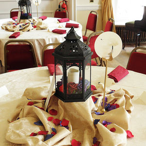 Lanterne de Noël Lanterne à bougie pour décorations de table Lanterne à bougie en fer en métal de haute qualité à vendre - Product Image 3