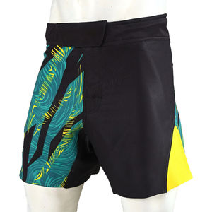 Pantalones cortos de boxeo 2025 para hombre, último diseño, 100% poliéster Mma, ropa deportiva con estampado personalizado para entrenamiento de artes marciales - Product Image 1