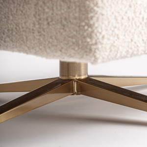 Sillón Giratorio Minimalista Marlow, Tela Stanlist, Cómodo, Estructura de Madera Maciza, Fácil Montaje, 1 Año de Garantía, Sala de Estar - Product Image 3