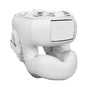 Nouveauté 2025, protège-tête professionnel double usage pour la boxe et le MMA, unisexe, fabriqué au Pakistan, cuir de haute qualité, prix raisonnable, en vente - Product Image 4
