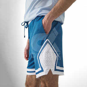 Shorts de basket-ball personnalisés à couleurs personnalisées, vente chaude, nouveaux, 100% polyester, imprimés, séchage rapide, uniforme respirant, uniformes de basket-ball OEM - Product Image 6