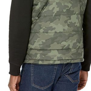 Chalecos sin mangas y acolchados de alta calidad para hombres con logotipo personalizado OEM Venta caliente chaleco acolchado de sublimación de invierno - Product Image 5