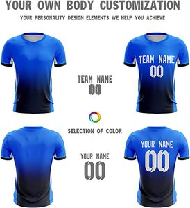 เสื้อเจอร์ซี่ย์ฟุตบอล,เสื้อฟุตบอลบริการ Oem พิมพ์ระเหิดเสื้อกีฬาคุณภาพสูงใส่เย็บปักถักร้อยโลโก้ - Product Image 4