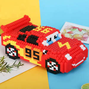 Bloques de Construcción de Disney Pixar Cars, Juguete Educativo para Niños de 5 a 7 Años, Juego de Construcción de Plástico - Product Image 3