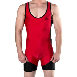 Ensemble de vêtements de lutte en tissu extensible pour une mouvement flexible et un confort optimal, uniforme de lutte professionnel léger et confortable - Product Image 1