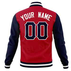 Meilleur prix veste Lettermen pour hommes nouvelle mode style High Street avec col montant coton-polyester fabriqué pour la saison d'hiver - Product Image 2