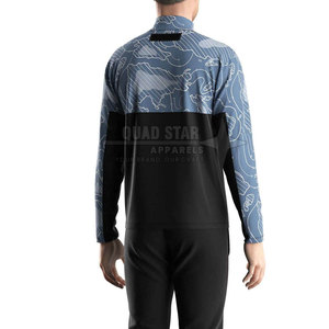 บริการ OEM เสื้อแจ็คเก็ตฤดูหนาวแบบซิปครึ่งตัวสำหรับผู้ชาย ระบายอากาศได้ดี สวมใส่สบาย คุณภาพสูง แบบซิปครึ่งตัว - Product Image 2