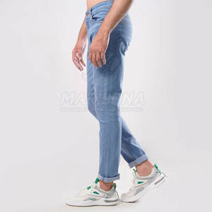 Pantalones vaqueros del servicio del OEM del último diseño para los hombres Pantalones vaqueros cómodos de calidad superior de los hombres - Product Image 2