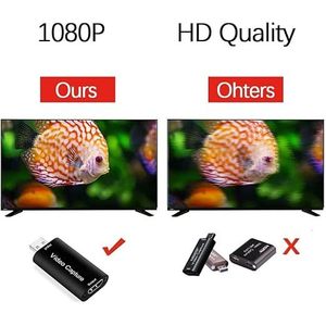 Carte de capture vidéo USB HDMI HD 1080P pour l'enregistrement de jeux et OBS via New Title HD 1080P pour carte de capture vidéo USB HDMI - Product Image 2