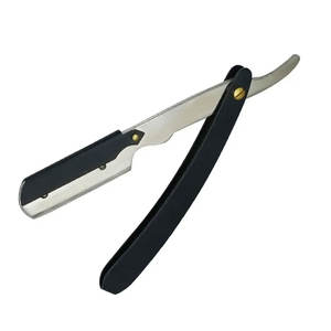 Rasoir Baber à lame unique Rasoir de barbier en acier inoxydable avec poignée en métal Couleur personnalisée Coupe pliante Utilisation en salon - Product Image 3