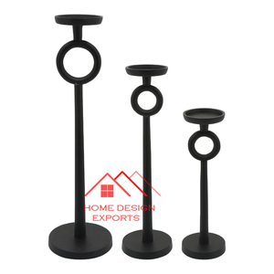 แท่นวางเทียนอะลูมิเนียมทรงกลมสำหรับอาหารค่ำ - Product Image 1