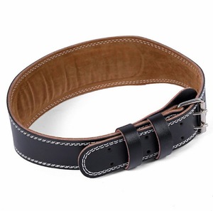 Venta directa de fábrica110cm, 120cm y 130cm levantamiento de pesas cinturones de cuero genuino A5 cinturón de peso de cuero cinturón de gimnasio - Product Image 6