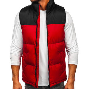 Gilet matelassé d'hiver personnalisé pour hommes sans manches imperméable et réversible grande taille Service OEM - Product Image 2
