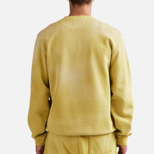 Vêtements sur mesure pour hommes sweat-shirt délavé et délavé au soleil pullover basics sweat-shirt délavé et délavé pour hommes - Product Image 3