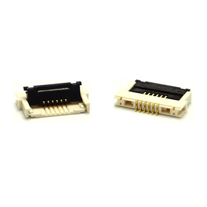 Conectores ZFPC SMT RA EZon BTM 2H de ángulo recto de 4~55 pines, 0.5ph, 805BXXPTX-42, de bronce fosforado y estaño, para FFC FPC (Flat Flex) en rollo y en cinta - Product Image 1