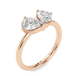 1.50 CTW Pear Cut Lab Grown Diamond <b>Ring</b> SGL Certified 14K Solid Gold Prong <b>Set</b> Solitaire Engagement <b>Ring</b> for <b>Women</b> - Product Image 2