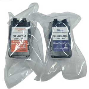 Asseel fluorescente Sl-870-1bl rosso blu cartuccia di inchiostro Chip Pitney Bowes per Sendpro Mailstation postimetro Csd1 - Product Image 5