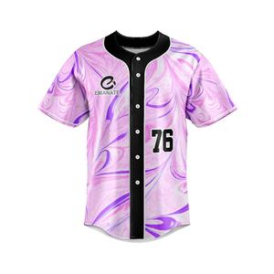 Venta caliente Sublimación completa Béisbol Jersey Camisas Equipo Personalizado Béisbol Jersey - Product Image 1