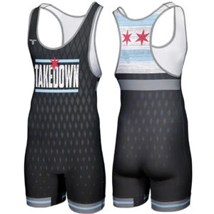 Singlet de Lucha Libre Unisex para Hombre - Sublimación Personalizada, Impresión por Sublimación, Absorbe la Humedad, Transpirable, Poliéster y Elastano para Entrenamiento en Gimnasio - Product Image 2