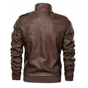 แจ็กเก็ตมอเตอร์ไซค์ผู้ชายและผู้หญิงแจ็กเก็ตหนังแฟชั่นสุดเจ๋งสำหรับขี่มอเตอร์ไซค์ - Product Image 6