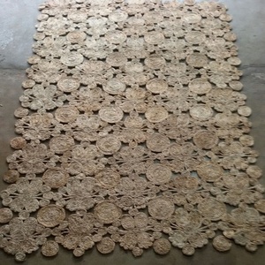 Tapis réversible tressé à la main en jute et laine, pour salon, enfants, nouveauté, adulte, en polybag, uni, revêtement de sol, Uttar Pradesh, 10F, épais - Product Image 5