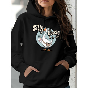 Kinitwear เสื้อสเวตเตอร์แบบสวมหัวของผู้หญิง, เสื้อฮู้ดแบบสวมหัวมีสีเดียวสำหรับใส่ในฤดูใบไม้ร่วง/ฤดูหนาวผลิตในประเทศจีน - Product Image 1