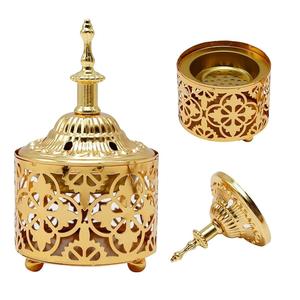 Quemador de Incienso de Latón de Estilo Vintage con Mango Decorativo para una Decoración Elegante del Hogar y Rituales de Fragancia Árabe - Product Image 6