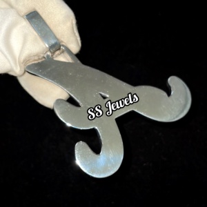 Personalizado 925 plata esterlina VVS Moissanite Iced Hip Hop rodio plateado personalizado inicial alfabeto colgante diamante para fiesta - Product Image 5