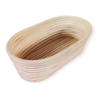 Panier à pain en rotin indonésien de haute qualité, écologique, brun, fait à la main, de forme rectangulaire, empilable, sans substances chimiques