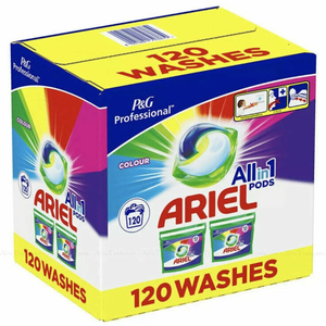 Cápsulas de detergente Ariel Todo en 1 para ropa de color, 120 unidades - Product Image 1