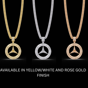 Vollständig mit Moissanit-Diamanten besetzter Kronenanhänger aus 925er Sterlingsilber – Hip-Hop-Rapper-Schmuck, Großhandel, personalisierbarer Schmuck - Product Image 2