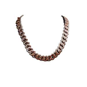 Baguette Cut Moissanite Diamond Cadena de eslabones cubanos Regalo de aniversario para hombres 14mm Iced Out Jewelry 925 Sterling Silver - Product Image 2