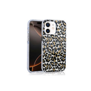 Coque de protection JoieCreatif Luxury Jago Series compatible MagSafe pour iPhone 11, en silicone noir et marron, nouveau design - Product Image 1