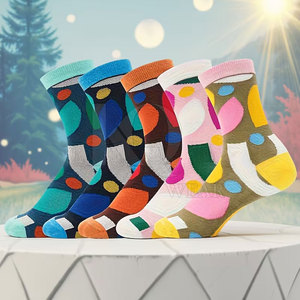 High Quality <b>Winter</b> Unisex Casual <b>Socks</b> Cotton Soft Touch Fabric Breathable Lightweight Designed Home Wear Office Use Casual - Product Image 2
