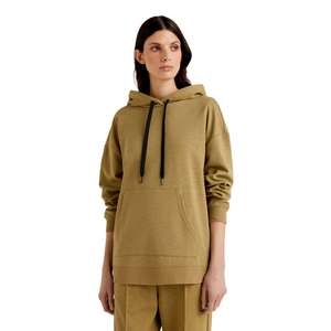 Qualité supérieure Logo personnalisé Pull à capuche complet Sweats à capuche pour femmes à manches longues en polyester et coton surdimensionné Sweats à capuche unis - Product Image 6