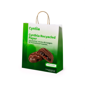 Sacchetto di Carta Riciclata Cynthia, Gadget Ecologici per Scopi Promozionali - Product Image 2