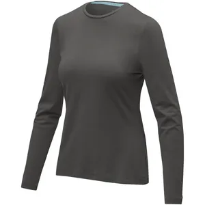 T-Shirt a Maniche Lunghe Donna Ponoka in Tessuto Organico - Prodotto Promozionale - Product Image 3