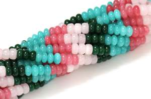 Cuentas de cuarzo multicolor de 8mm naturales para pulsera, fabricación de joyas, piedras preciosas sueltas, cuentas de piedra de cristal, venta directa de fábrica a granel - Product Image 4