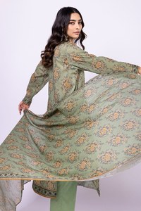 Trajes de césped con estampado pakistaní, ropa Regular de algodón cosido, pantalón Shalwar Kameez, vestido Dupatta, trajes paquistaníes para césped de mujer - Product Image 4