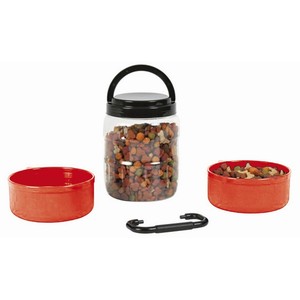 Petipop Set Viaje Para Mascotas 1,5 L. Rojo - Product Image 2