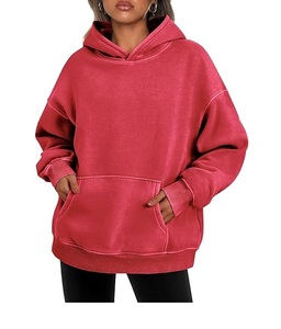 Alta calidad 400gsm mezcla de algodón Unisex de gran tamaño gota hombro ácido lavado sudaderas con capucha frontal personalizado para hombres mujeres-fábrica - Product Image 6