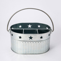 Support de rangement moderne en métal pour serviettes et couverts avec porte-serviettes en papier, caddy de buffet fait main, forme ronde argentée