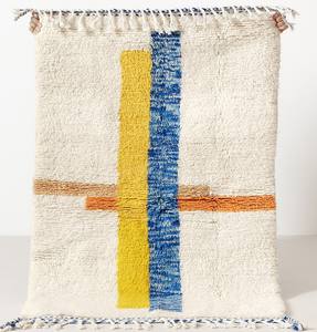 Alfombra de Beni Ourain, auténtico, marroquí, hecha a mano, Azilal, tapete marroquí en varios colores - Product Image 5